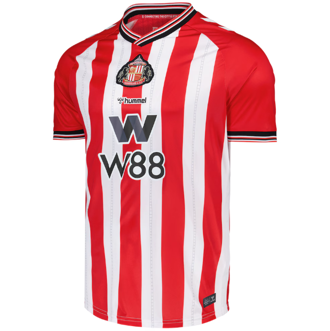 2025-26 Sunderland Home Soccer Jersey Shirt